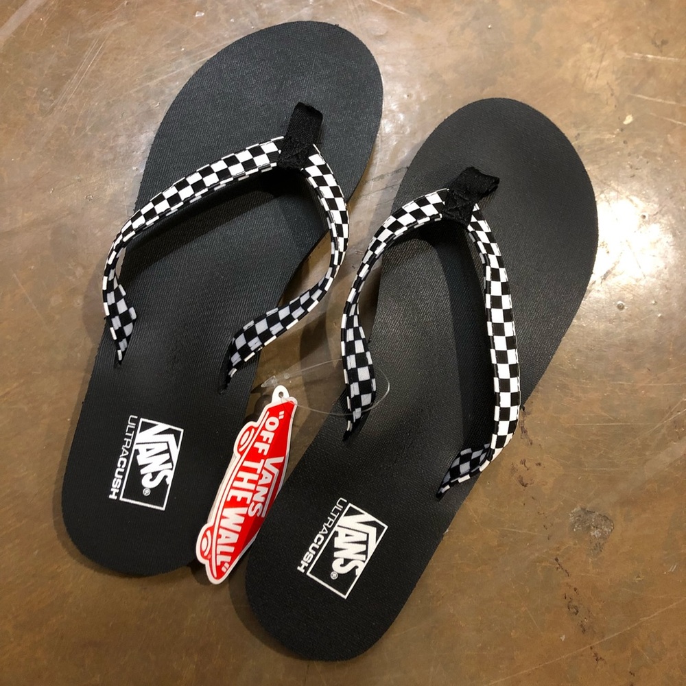 Brand new vans flip flops